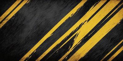 The primary subject of the image is a yellow and black striped pattern. The setting is a black and yellow background, which creates a visually striking contrast. The visual style is a combination of a photo and digital art, giving the image a unique and artistic appearance. The dominant colors are yellow and black, which evoke a sense of energy and movement.
