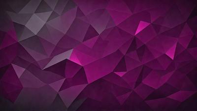 The primary subject of the image is a purple geometric pattern. The setting is a dark background, which contrasts with the purple pattern. The visual style is a combination of digital art and illustration, creating a unique and eye-catching design. The dominant colors are purple and black, giving the image a bold and striking appearance.