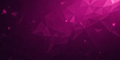 The primary subject of the image is a purple background with a geometric pattern. The setting is a dark, pinkish background, which creates a contrasting and visually striking scene. The visual style is a combination of digital art and illustration, as the geometric pattern is created through a digital medium. The colors and mood of the image are predominantly purple, which gives it a calm and serene atmosphere.