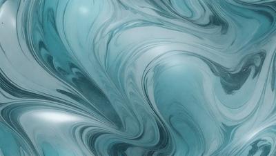 The primary subject of the image is a blue and white swirl pattern, which appears to be a digital art or illustration. The setting is a blue background, and the visual style is a combination of digital art and a pattern. The dominant colors are blue and white, creating a calming and soothing atmosphere.