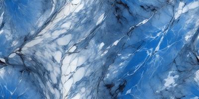 The primary subject of the image is a blue marble wall with a white and blue pattern. The setting is a room with a blue and white marble wall, and the visual style is a photo. The dominant colors are blue and white, creating a calm and serene atmosphere.