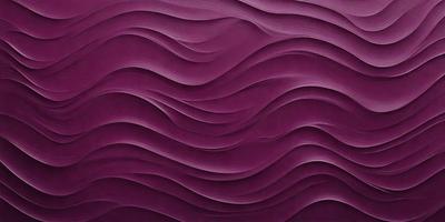 The primary subject of the image is a purple wall with a pattern of waves. The setting is a room with a purple color scheme. The visual style is a close-up of the purple wall, showcasing the intricate pattern of waves. The colors and mood of the image are predominantly purple, creating a calm and soothing atmosphere.