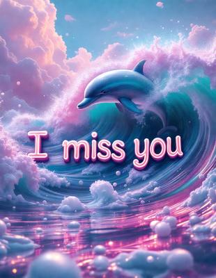 The primary subject of the image is a dolphin, which is the main focus of the scene. The dolphin is riding a wave in a pink and purple ocean, creating a vibrant and lively atmosphere. The setting is a digital art or illustration, with the dolphin and the ocean waves depicted in a visually appealing manner. The colors and mood of the image are predominantly pink and purple, giving it a warm and inviting feel.