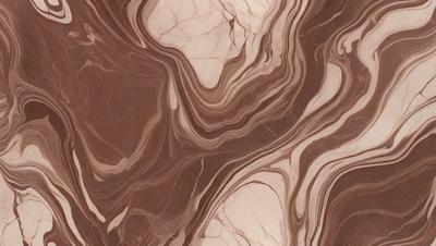 The primary subject of the image is a close-up of a marbled stone surface. The setting is a natural environment, with the stone surface being the main focus of the image. The visual style is a close-up, which emphasizes the intricate details of the marbled stone. The colors and mood of the image are predominantly earthy tones, giving it a natural and organic feel.