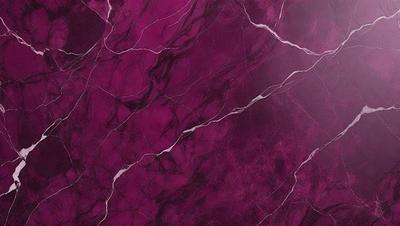 Purple marble wall with white veins.