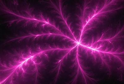 The primary subject of the image is a purple, pink, and white swirling pattern. The setting is a dark background, which contrasts with the vibrant colors of the swirling pattern. The visual style appears to be a digital art or illustration, as the swirling pattern is created with a combination of colors and shapes. The overall atmosphere of the image is energetic and captivating, with the swirling pattern drawing the viewer's attention.
