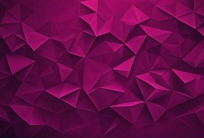 The primary subject of the image is a purple wall with a geometric pattern. The setting is a room with a purple wall, and the visual style is a digital art or illustration. The dominant colors are purple and pink, creating a warm and inviting atmosphere.