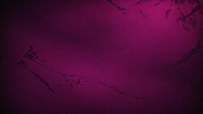 The primary subject of the image is a purple background with a pinkish hue. The setting is a dark, moody environment, possibly a night sky. The visual style is a digital art or illustration, with a focus on the color palette and the overall atmosphere. The colors and mood convey a sense of mystery and intrigue.