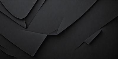 The primary subject of the image is a black background with a pattern of black and white shapes. The setting is a dark room, and the visual style appears to be a combination of digital art and illustration. The dominant colors are black and white, creating a moody and dramatic atmosphere.