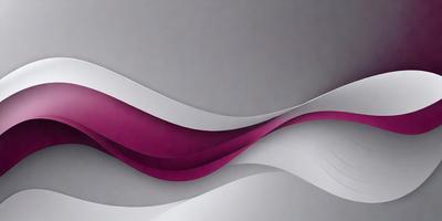 The primary subject of the image is a purple and white wave-like design. The setting is a gray background, which provides a clean and minimalist appearance. The visual style is a combination of digital art and illustration, creating a unique and eye-catching pattern. The dominant colors are purple and white, giving the design a modern and sophisticated feel.