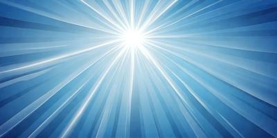 The primary subject of the image is a bright, white light source, which appears to be a sun or a light bulb. The light source is surrounded by a blue background, creating a visually striking contrast. The visual style of the image is a combination of photo and digital art, as it captures the light source in a way that resembles a painting or a digital illustration. The colors and mood of the image are predominantly blue and white, with the bright light source evoking a sense of warmth and energy