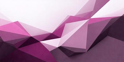 The primary subject of the image is a purple and pink geometric pattern. The setting is a white wall, and the visual style is a digital art or illustration. The dominant colors in the image are purple and pink, creating a vibrant and lively atmosphere.