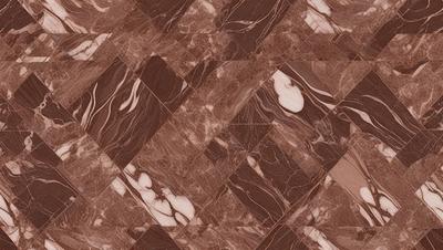 The primary subject of the image is a marble floor with a checkered pattern. The setting is a room with a brown and white marble floor, which is the main focus of the image. The visual style is a close-up of the marble floor, showcasing its intricate design. The colors and mood of the image are warm and inviting, with the brown and white marble creating a sense of elegance and sophistication.