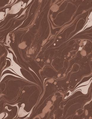 The primary subject of the image is a brown and white marbled pattern, which is the main focus of the image. The setting is a brown and white marbled surface, which serves as the backdrop for the pattern. The visual style of the image is a close-up of the marbled pattern, showcasing its intricate details. The colors and mood of the image are predominantly brown and white, creating a sense of elegance and sophistication.