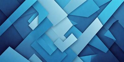 The primary subject of the image is a blue geometric pattern, which is the main focus of the image. The setting is a blue background, and the visual style is digital art. The dominant colors are blue and white, creating a calm and soothing atmosphere.