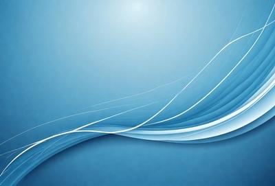 The primary subject of the image is a blue background with a wave-like pattern. The setting is a blue wall, and the visual style is digital art. The dominant colors are blue and white, creating a calm and soothing atmosphere.