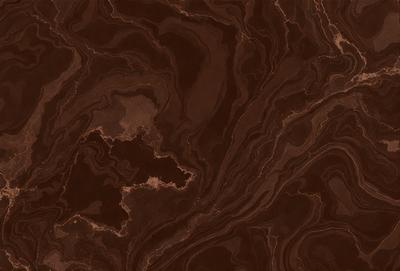 The primary subject of the image is a marble surface with a brown and black color scheme. The setting is a close-up of the marble, showcasing its intricate patterns and textures. The visual style is a realistic representation of the marble, capturing its natural beauty. The colors and mood of the image are rich and earthy, evoking a sense of luxury and sophistication.