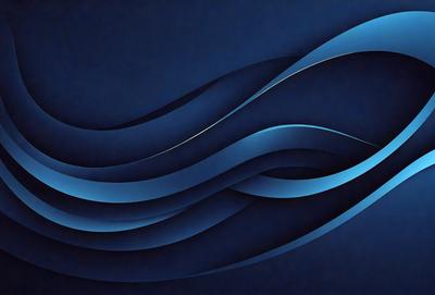 The primary subject of the image is a blue wave pattern, which is the main object, scene, or focus of the image. The setting or background is a dark blue surface, which adds to the overall atmosphere. The visual style of the image is digital art, as it is a digital representation of a wave pattern. The dominant colors in the image are blue, which creates a calm and serene mood.