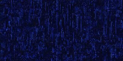 The primary subject of the image is a blue background with a pattern of blue lines. The setting is a dark, blue-toned environment, which creates a moody atmosphere. The visual style is a digital art or illustration, as the lines are created with a computer or digital tool. The colors and mood of the image are predominantly blue, with a sense of depth and intricacy in the pattern.