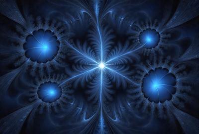 The primary subject of the image is a blue spiral pattern, which appears to be a digital art or illustration. The setting is a dark background, which contrasts with the blue spiral pattern. The visual style is a combination of digital art and illustration, creating a unique and captivating image. The dominant colors are blue and black, giving the image a futuristic and mysterious atmosphere.