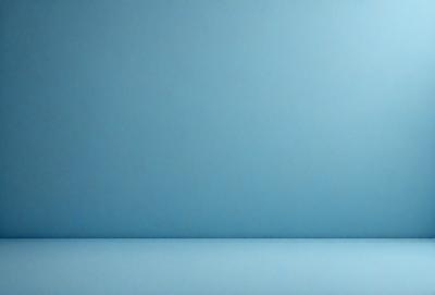 The primary subject of the image is a blue wall. The setting is a room with a blue wall, and the visual style is a photo. The dominant colors are blue, and the overall atmosphere is calm and serene.