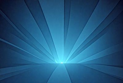 The primary subject of the image is a blue background with a white light shining through it. The light appears to be a bright, focused beam, and it creates a sense of depth and dimension in the scene. The setting is a dark background, which contrasts with the bright light, making it stand out even more. The visual style of the image is a combination of digital art and illustration, as the light and background are skillfully rendered to create a visually appealing composition. The colors and mood of the image are predomin