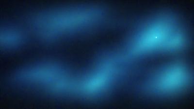 The primary subject of the image is a blue, swirling pattern. The setting is a dark background, which contrasts with the swirling pattern. The visual style appears to be a digital art or illustration, as the swirling pattern is created through a digital medium. The dominant colors in the image are blue and black, giving the overall atmosphere a sense of depth and intrigue.