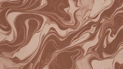 The primary subject of the image is a brown and white patterned wallpaper. The setting is a room with a brown and white patterned wallpaper on the wall. The visual style is a patterned wallpaper, which gives the room a unique and artistic atmosphere. The dominant colors are brown and white, creating a warm and inviting environment.