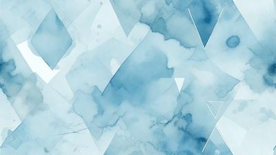 The primary subject of the image is a blue and white painting of a cloudy sky. The setting is a blue and white background, which adds to the overall visual style. The painting is a digital art piece, showcasing the artist's skill in creating a realistic and captivating scene. The colors and mood of the painting are predominantly blue and white, giving it a serene and calming atmosphere.