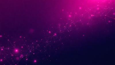 The primary subject of the image is a purple background with a pattern of pink dots. The setting is a dark background, which contrasts with the bright pink dots. The visual style is a digital art or illustration, as the dots are arranged in a visually appealing manner. The colors and mood of the image are predominantly pink and purple, creating a warm and inviting atmosphere.