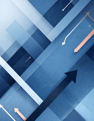 The primary subject of the image is a blue and white star, which is the main focus of the scene. The setting is a blue background, and the visual style appears to be a digital art or illustration. The colors and mood of the image are predominantly blue and white, creating a calm and serene atmosphere.
