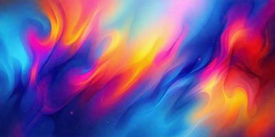 The primary subject of the image is a colorful, swirling, and abstract design. The setting is a blue and pink background, which adds to the vibrant atmosphere of the scene. The visual style is a combination of digital art and illustration, creating a unique and eye-catching pattern. The dominant colors are blue and pink, which evoke a sense of warmth and energy.