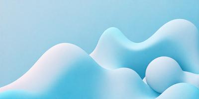 The primary subject of the image is a large, white, and blue wave. The wave is the main focus of the image, and it is set against a blue background. The visual style of the image is a combination of digital art and illustration, creating a unique and artistic representation of the wave. The dominant colors in the image are blue and white, giving it a calm and serene atmosphere.