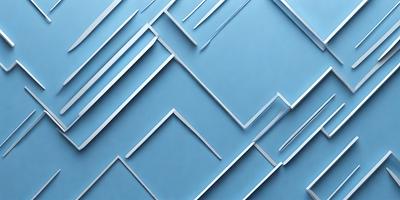 The primary subject of the image is a blue wall with a pattern of white lines on it. The setting is a room with a blue background. The visual style is a combination of digital art and illustration. The dominant colors are blue and white, creating a calm and soothing atmosphere.