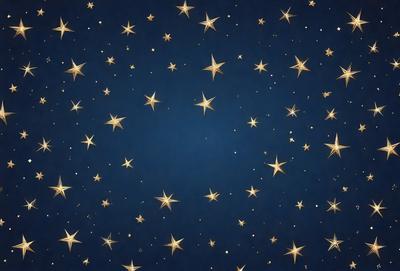 The primary subject of the image is a starry night sky, with a multitude of stars scattered across the background. The setting is a dark, star-filled night, creating a sense of wonder and awe. The visual style is a combination of a photo and digital art, as the image captures the beauty of the night sky while also showcasing the intricate patterns of the stars. The colors and mood of the image are predominantly dark and serene, with the stars providing a sense of tranquility and peace