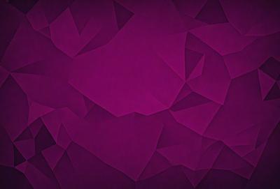 Purple, geometric patterned wallpaper.