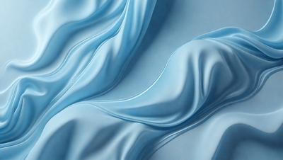 The primary subject of the image is a blue sheet of fabric, which is the main object, scene, or focus of the image. The setting or background is a blue surface, which could be a wall or a table. The visual style of the image is digital art, as it is a digital representation of the blue fabric. The dominant colors in the image are blue, and the overall atmosphere is calm and serene.