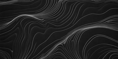 The primary subject of the image is a black and white pattern, which appears to be a digital art or illustration. The setting is a black background, and the visual style gives the impression of a textured surface. The dominant colors are black and white, creating a mood of simplicity and elegance.