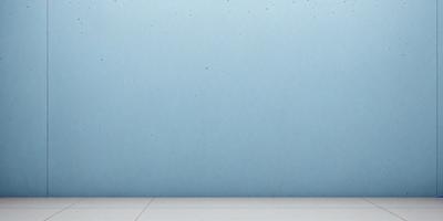 The primary subject of the image is a blue wall with a white border. The setting is a room with a blue wall, and the visual style is a photo. The dominant colors are blue and white, creating a calm and serene atmosphere.
