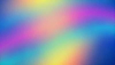 The primary subject of the image is a colorful, rainbow-like pattern. The setting is a white background, which provides a clean and uncluttered environment for the vibrant colors to stand out. The visual style of the image is a combination of photo and digital art, creating a unique and eye-catching design. The dominant colors in the image are a mix of pink, blue, and yellow, giving the pattern a lively and cheerful atmosphere.