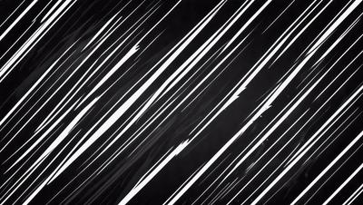 The primary subject of the image is a black and white pattern, which appears to be a digital art or illustration. The setting is a black background, and the visual style gives the impression of a painting or drawing. The dominant colors are black and white, creating a classic and timeless atmosphere.