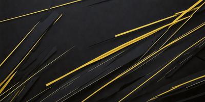 The primary subject of the image is a close-up of a yellow and black striped pattern. The setting is a black background, and the visual style appears to be a digital art or illustration. The dominant colors are yellow and black, creating a bold and striking appearance.
