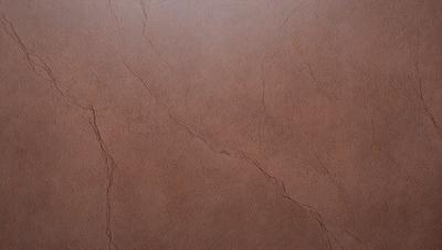 The primary subject of the image is a close-up of a brown leather surface, possibly a wall or a piece of furniture. The setting is indoors, with the leather surface being the main focus of the image. The visual style appears to be a close-up, possibly a photo or a digital artwork, showcasing the texture and details of the leather surface. The colors in the image are predominantly brown, giving the scene a warm and natural atmosphere.