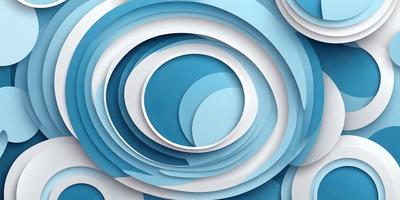 The primary subject of the image is a blue and white spiral pattern. The setting is a blue and white background, which creates a visually appealing contrast with the spiral pattern. The visual style is a combination of digital art and illustration, giving the image a unique and artistic appearance. The dominant colors are blue and white, creating a sense of calmness and tranquility.