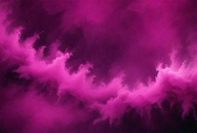 The primary subject of the image is a pink, swirling, and flowing substance, which appears to be a mix of paint and water. The setting is a dark background, which contrasts with the vibrant pink color of the substance. The visual style of the image is a combination of painting and digital art, creating a unique and artistic representation of the pink substance. The colors and mood of the image are predominantly pink, with a sense of movement and flow, giving the impression