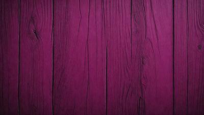 The primary subject of the image is a wooden wall with a purple color. The setting is a room with a wooden floor. The visual style is a close-up of the wooden wall, showcasing its texture and color. The dominant colors are purple and brown, creating a warm and cozy atmosphere.