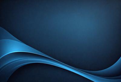 The primary subject of the image is a blue background with a blue wave pattern. The setting is a dark blue background, and the visual style is a digital art or illustration. The dominant colors are blue, and the overall atmosphere is calm and serene.