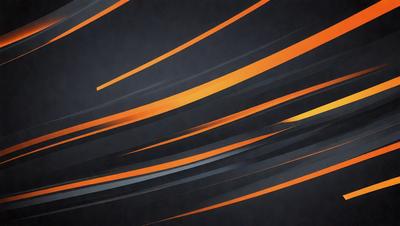 The primary subject of the image is a colorful, abstract design featuring orange and blue hues. The setting is a black background, which contrasts with the vibrant colors of the design. The visual style appears to be a combination of digital art and illustration, creating a dynamic and eye-catching pattern. The overall atmosphere is energetic and lively, with the bold colors evoking a sense of excitement and movement.