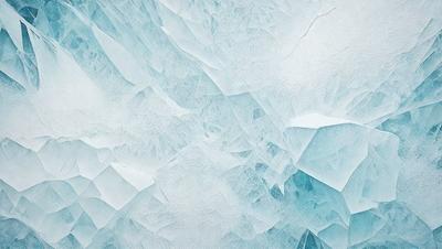 The primary subject of the image is a large, white, and blue iceberg. The iceberg is the main object, scene, or focus of the image. The setting or background consists of a blue and white sky, which provides a contrasting backdrop for the iceberg. The visual style of the image is a photo, capturing the beauty and intricacy of the iceberg. The colors and mood of the image are predominantly blue and white, creating a serene and icy atmosphere.