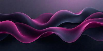 The primary subject of the image is a purple and pink swirl, which appears to be a digital art or illustration. The setting is a dark background, which contrasts with the vibrant colors of the swirl. The visual style suggests a modern and creative approach to art, with the swirl being the main focus of the image. The colors and mood convey a sense of energy and movement, as the swirl appears to be flowing and undulating.